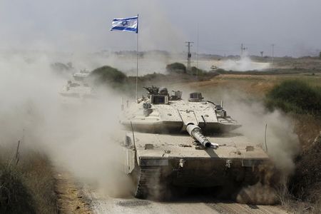 © Reuters. البنك المركزي: حرب غزة كلفت الاقتصاد الاسرائيلي 1.4 مليار دولار