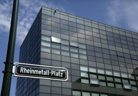 © Reuters. Офис Rheinmetall AG в Дюссельдорфе