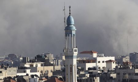 © Reuters. البيت الأبيض يقول إنه قلق للغاية تجاه التطورات في غزة