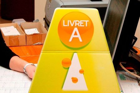 © Reuters. COLLECTE NÉGATIVE DU LIVRET A ET DU LDD EN JUILLET