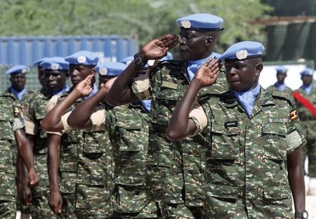 © Reuters. متمردو جنوب السودان يقبلون بوجود قوات أوغندية لحفظ السلام