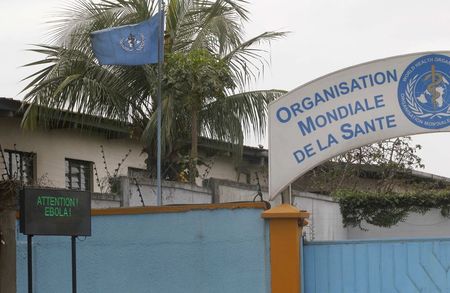 © Reuters. Sede local da Organização Mundial da Saúde em Abidjan, na Costa do Marfim