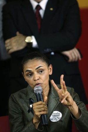 © Reuters. Candidata à Presidência do PSB, Marina Silva 