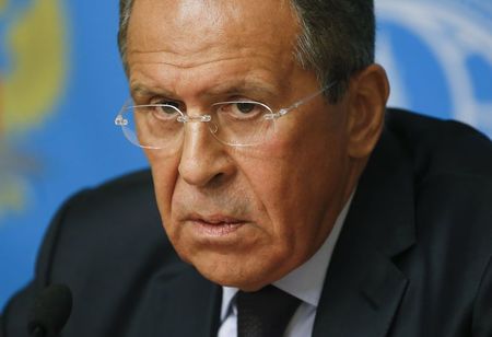 © Reuters. لافروف: روسيا مستعدة لطرق كل السبل الدبلوماسية لانهاء الصراع في أوكرانيا
