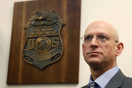 © Reuters. The IRS Criminal Investigative Division Chief Weber is pictured inside his office in Washington