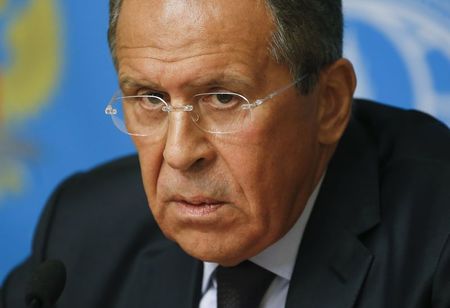 © Reuters. Lavrov concede entrevista coletiva em Moscou