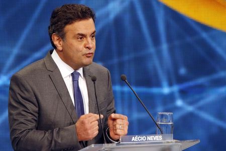 © Reuters. Candidato do PSDB à Presidência, Aécio Neves