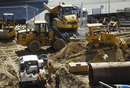 © Reuters. A construction site is seen in Silver Spring Maryland