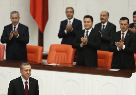 © Reuters. اردوغان: عملية السلام مع الأكراد والاصلاحات الديمقراطية ستظل اولوية
