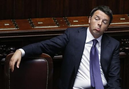 © Reuters. Il premier Matteo Renzi 