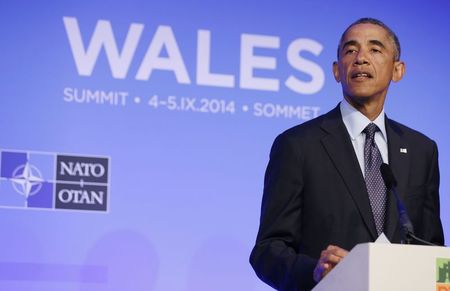 © Reuters. Presidente dos EUA, Barack Obama, concede entrevista coletiva após cúpula da Otan no País do Gales