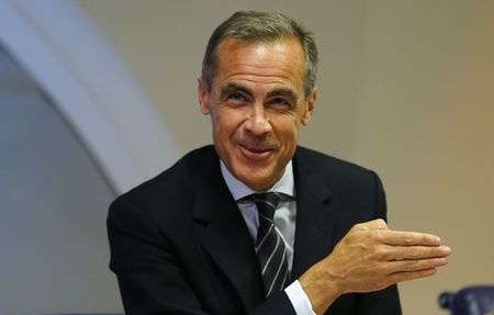 © Reuters. محافظ المركزي: رفع الفائدة في بريطانيا يزداد اقترابا