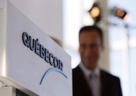 © Reuters. Pierre Dion, president and chief executive officer of Quebecor and Quebecor Media arrives for their annual meeting in Montreal