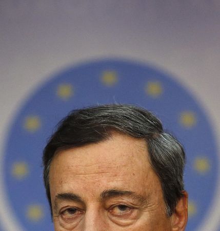 © Reuters. Il numero uno della Bce Mario Draghi