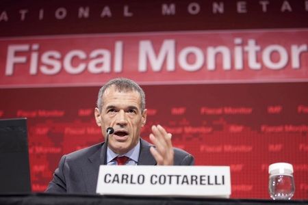 © Reuters. Carlo Cottarelli, resposabile della spending review fino ad ottobre