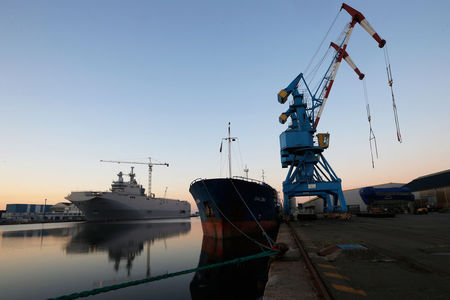 © Reuters. LE MISTRAL RUSSE VA PRENDRE LA MER POUR DES ESSAIS