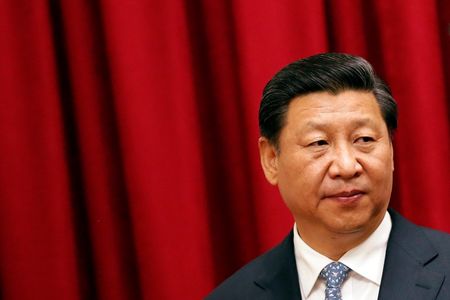 © Reuters. File photo of China's President Xi Jinping during a meeting in Caracas