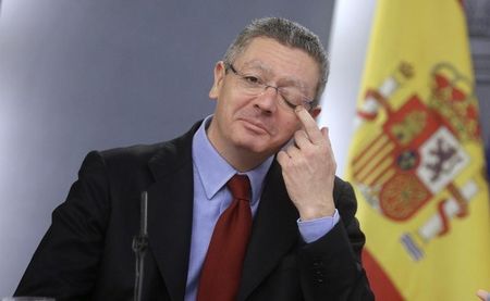 © Reuters. El ministro de Justicia prioriza el debate sobre Cataluña al del aborto