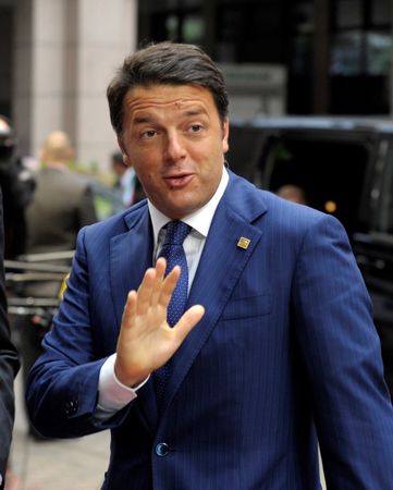 © Reuters. Il premier Matteo Renzi 