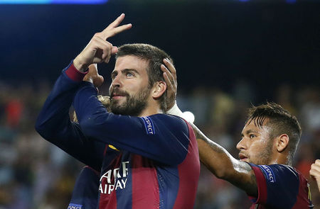 © Reuters. El Barcelona gana por la mínima al APOEL en Liga de Campeones