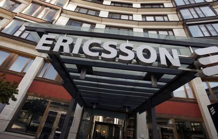 © Reuters. The exterior of Ericsson's headquarters are seen in Stockholm