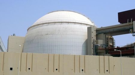 © Reuters. A general view of the Bushehr main nuclear reactor