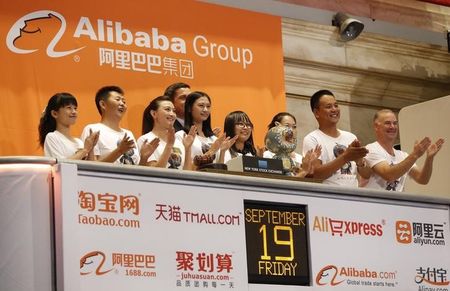 © Reuters. Acciones de Alibaba subirían más de un 25% en su debut en Nueva York