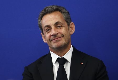 © Reuters. File photo of former French President Nicolas Sarkozy attending the inauguration of the Institut Claude Pompidou, a new centre for care and research of Alzheimer disease, in Nice