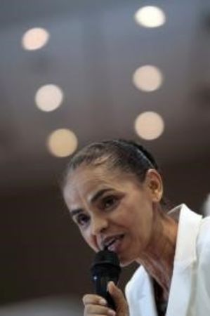 © Reuters. Candidata do PSB à Presidência, Marina Silva, em Brasília