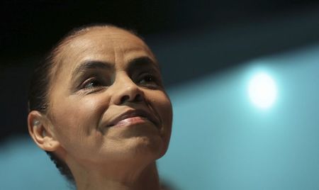 © Reuters. Marina Silva (PSB), que ficou em terceiro lugar no 1º turno