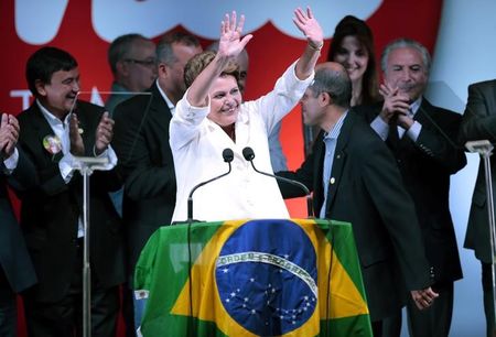 © Reuters. Presidente Dilma Rousseff, reeleita neste domingo