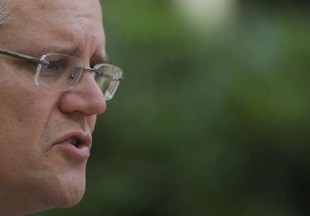 © Reuters. Ministro do Interior da Austrália, Scott Morrison, durante entrevista à Reuters em Phnom Penh, Camboja