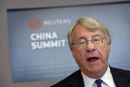 © Reuters. Kynikos Associates LP Founder and Managing Partner Chanos speaks during the Reuters 2014 China Summit in New York