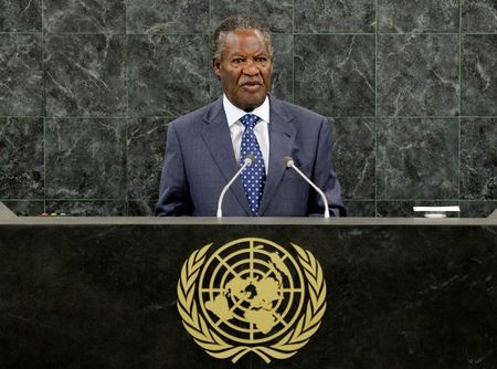 © Reuters. File picture of Zambia's President Michael Chilufya Sata aat the UN headquarters in New York