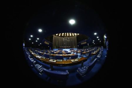 © Reuters. Vista do plenário do Senado em Brasília