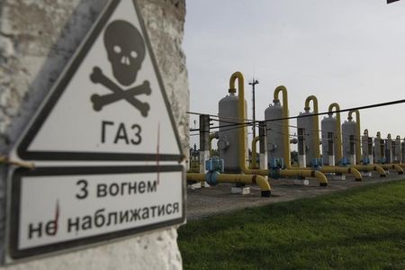 © Reuters. Хранилище газа во Львовской области 