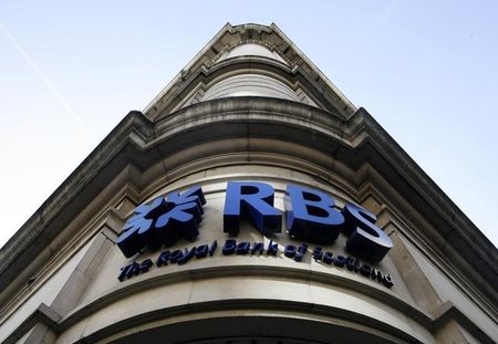 © Reuters. A Royal Bank of Scotland branch is seen in central London