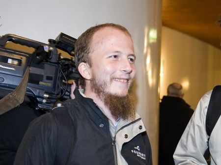 © Reuters. Gottfrid Svartholm Warg, the co-founder of Pirate bay, is pictured in Stockholm