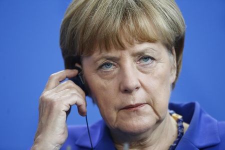 © Reuters. Chanceler alemã, Angela Merkel, em entrevista coletiva em Berlim