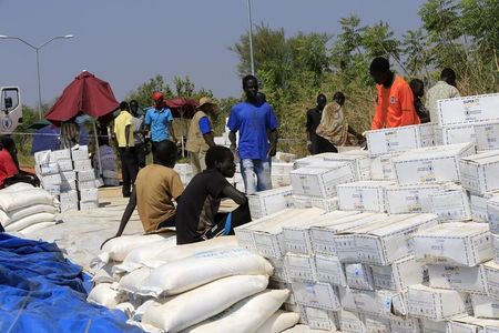 © Reuters. الامم المتحدة: تفادي المجاعة مؤقتا بجنوب السودان لكن الخطر لايزال قائما