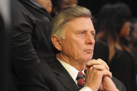 © Reuters. Arkansas governor Mike Beebe looks on during a Martin Luther King Jr. service in this January 15, 2013 Governor's office handout photo