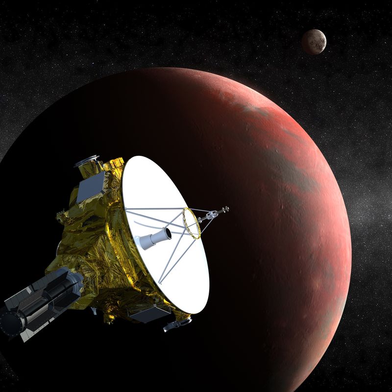 © Reuters. مسبار إلى كوكب بلوتو يستكمل مهمته من جديد بعد فترة سكون