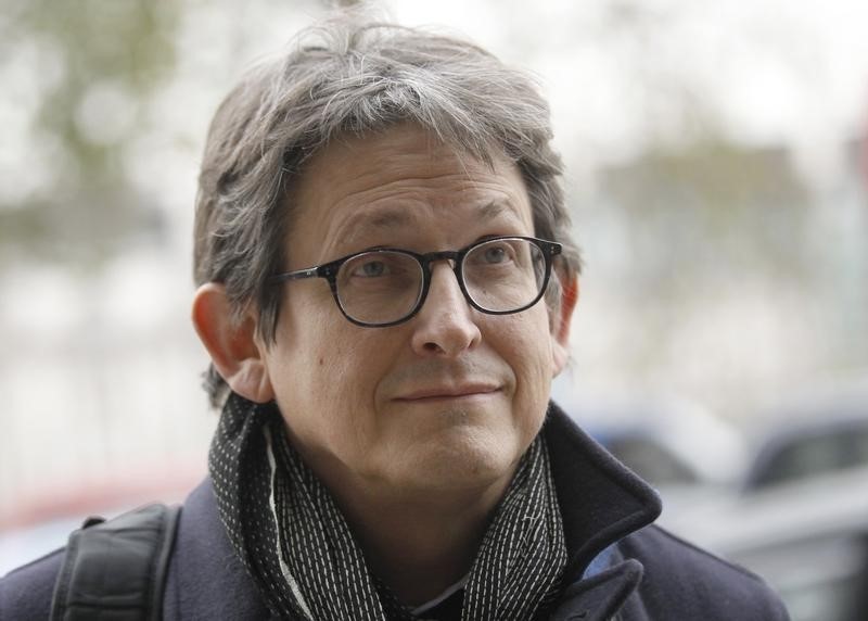 © Reuters. The editor of The Guardian Alan Rusbridger arrives at Portcullis House in London