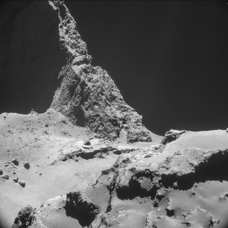 © Reuters. L'EAU DE LA TERRE NE PROVIENDRAIT PAS DES COMÈTES, SELON LES PREMIERS RÉSULTATS DES MESURES DE ROSETTA