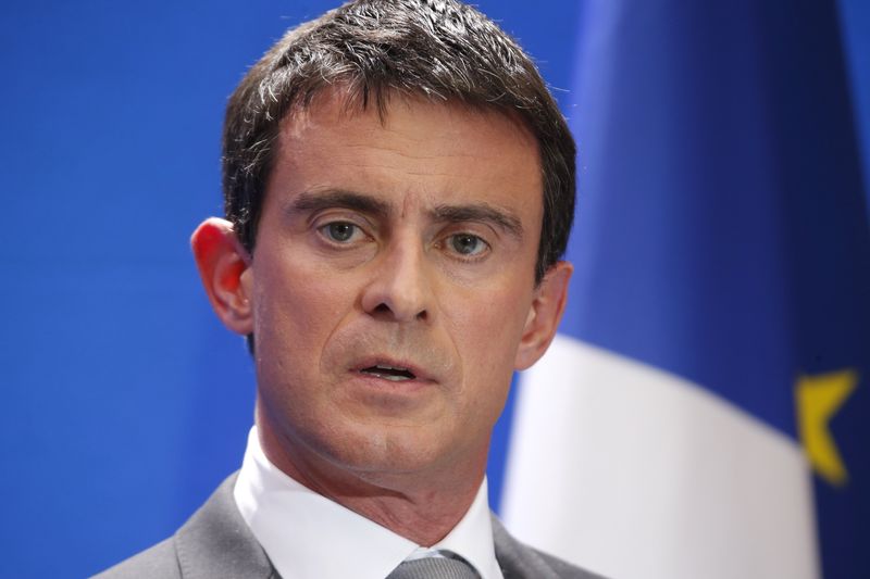 © Reuters. MANUEL VALLS PLACE LA LUTTE CONTRE LES INÉGALITÉS AU COEUR DE L'ACTION DU GOUVERNEMENT