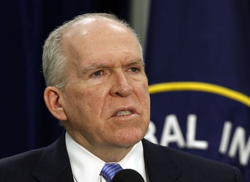 © Reuters. Diretor da CIA John Brennan concede entrevista em Virginia