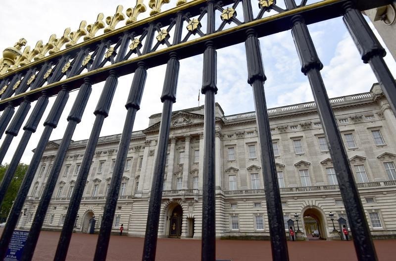 © Reuters. Vista geral do Palácio de Buckingham no centro de Londres