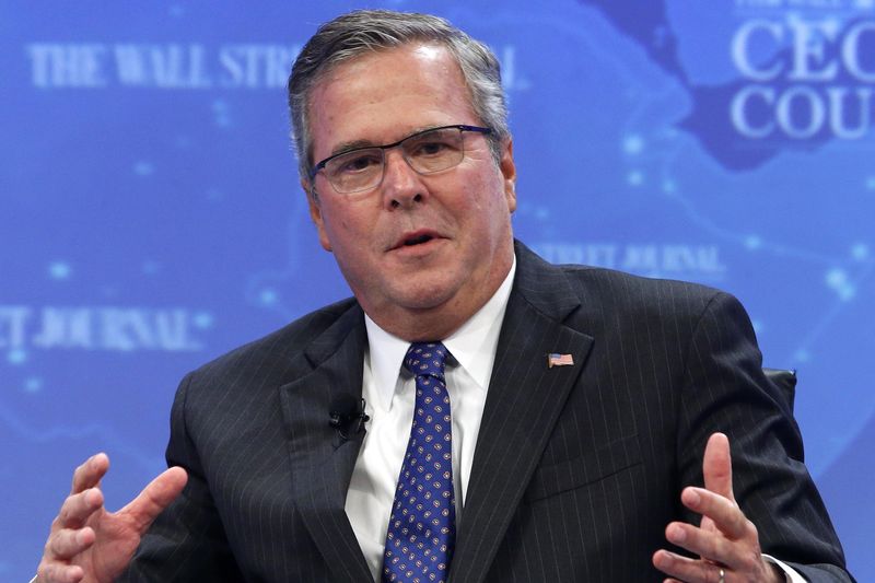 © Reuters. Ex-governador da Flórida Jeb Bush em Washington