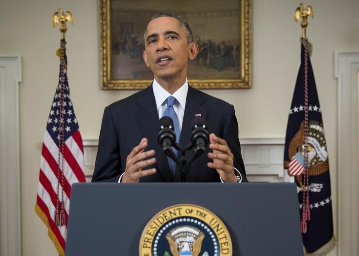 © Reuters. Obama faz declaração sobre Cuba na Casa Branca 