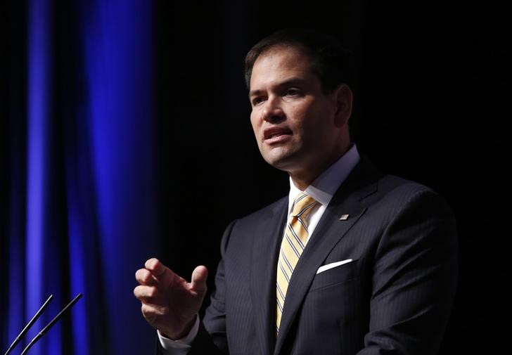 © Reuters. Senador cubano-americano Marco Rubio em Washington